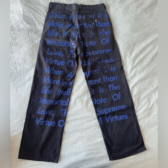 Supreme x JUNYA WATANABE printed work pant - Picture 1 of 5